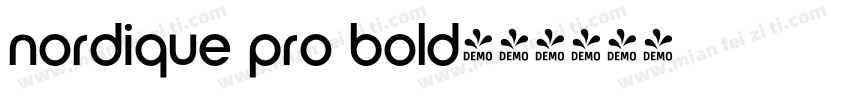 nordique pro bold字体转换